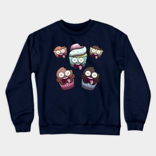 Zombie Cupcakes Crewneck Sweatshirt